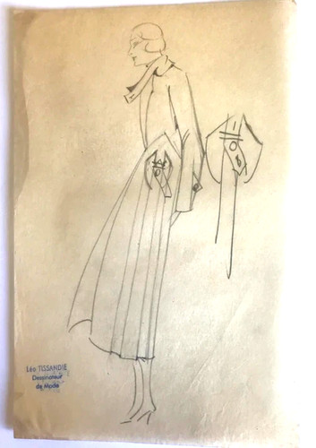 Ancien dessin mode - ancien, années
