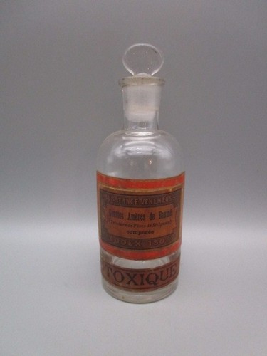 Ancien flacon pharmacie - ancien,