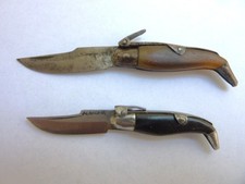 Mini Navaja:  Ancien couteau miniature pliant. Signé Albacete + Le 2e en cadeau