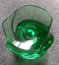 Joli petit bougeoir en cristal de Saint Louis modèle Eole