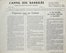 JOURNAL TRACT L’APPEL DES