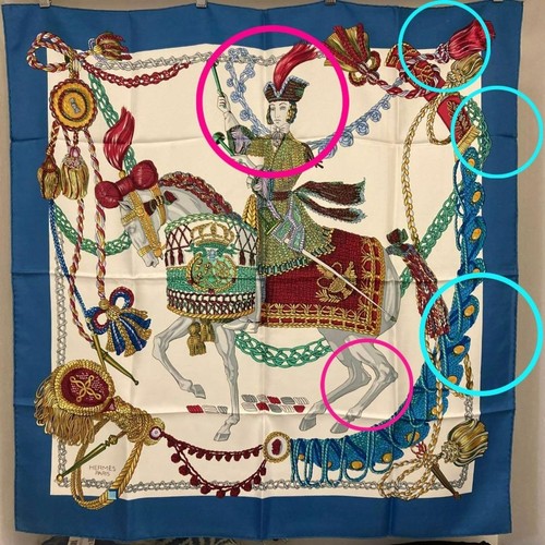 Hermes carre timbalier - hermes, 90