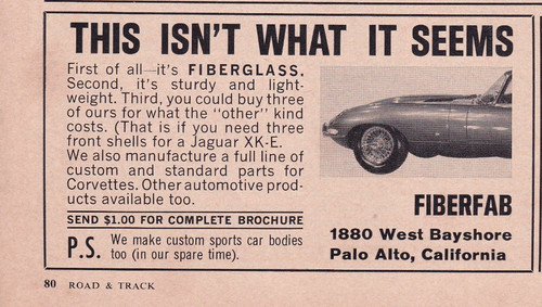 Fiberfab palo alto vintage - ca,