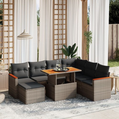 Salon jardin avec coussins - salon, de