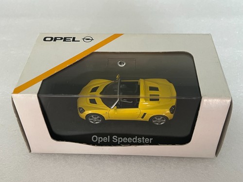 Schuco opel speedster - opel, jaune