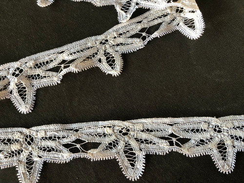 Dentelle lin écru fait - dentelle, en