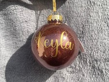 Boule de noël personnalisée