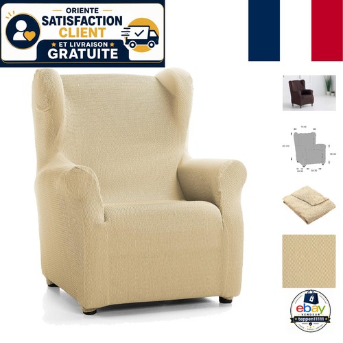 Housse élastique beige pour - housse,