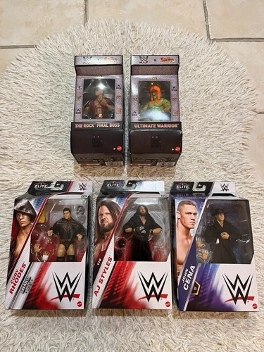 Lot figurines catch wwe - 5,