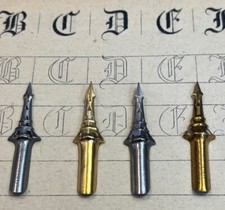 COLLECTION 4  PLUMES TYPE TOUR EIFFEL DIFFERENTES / NIB  PENINI FEDER PLUMA/TE