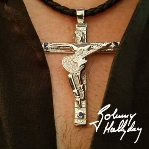 Croix johnny hallyday - croix,