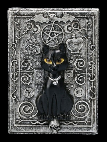 Boîte cartes tarot chat - cartes,