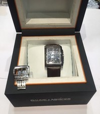 WATCH / MONTRE QUARTZ POUR HOMME MARQUE BAUME ET MERCIER @ HAMPTON CHRONOGRAPH !