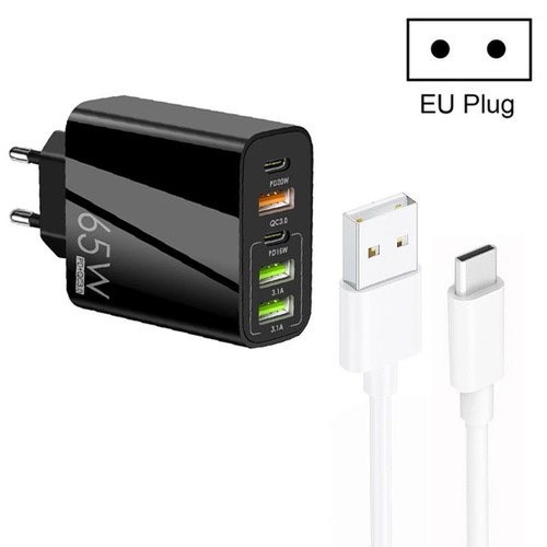 Chargeur dual 65w type - chargeur, type-c