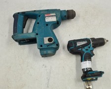 Lot Of 2 Various Makita Tools, Ddf456, Bhr200 - Utilisé Travail, Has Rayures