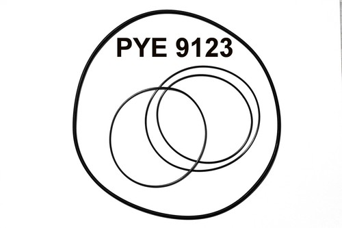Courroies set pye 9123 philips - courroies,