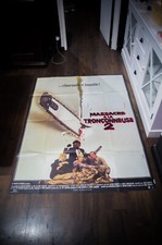 TEXAS CHAINSAW MASSACRE 2 ? Large French Grande Vintage Movie Poster Original