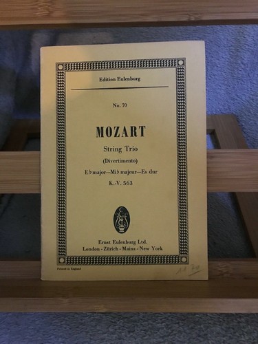 Mozart trio cordes - mozart,