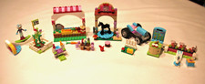 LOT LEGO FRIENDS accessoire cheval tracteur le marché