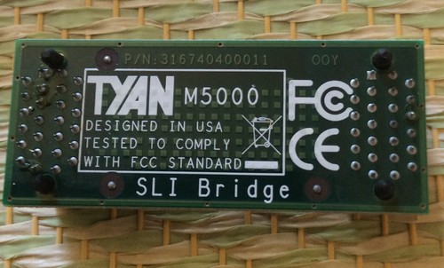 Tyan m5000 sli bridge - tyan,
