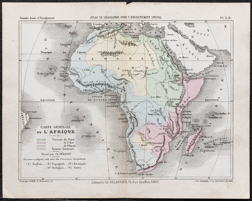 1866 carte générale - carte, de