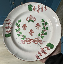 Ancienne Assiette Faience Les