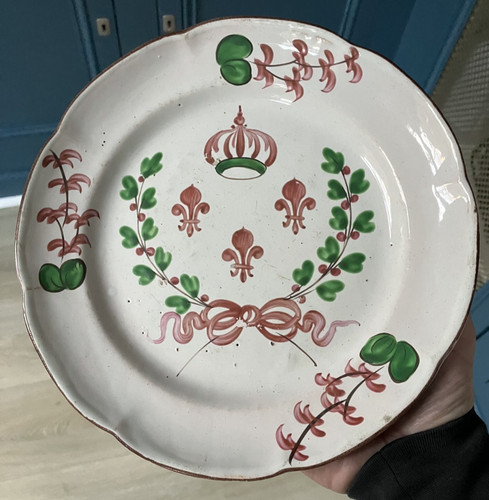 Ancienne assiette faience les - ancienne,