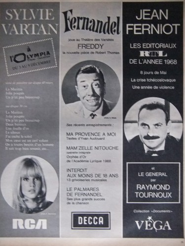 Publicité presse 1968 - publicitÉ,
