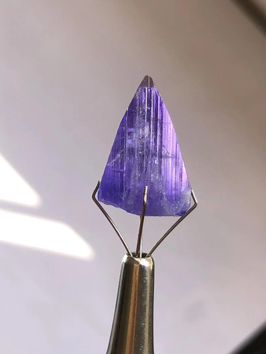 Bicolore tanzanite brute - bicolore,