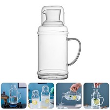  1 Ensemble bouilloire d'eau en verre Bouteille d'eau résistante à l'eau