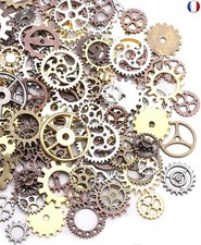 150g steampunk antique engrenages pendentif horloge roue de roue pour