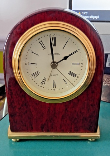 Lancel pendulette borne bois