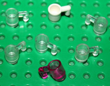 Lot de 7 tasses Lego Minifig Utensil Cup ref 3899 set 7207 7208 4513 6374 9364