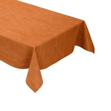 MEWATU Nappe en Toile Cirée B1778-03 Terracotta Optique Laisse Carré Rond Oval