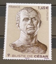 2014 FRANCE N°4836 BUSTE DE CESAR Série artistique Sculpture 2014 France Neuf**
