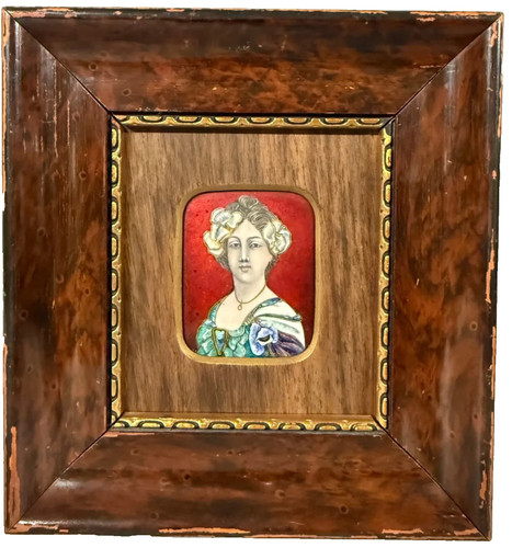 émaux sur cuivre portrait - Émaux,