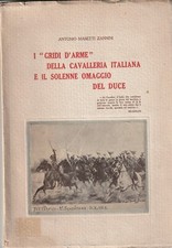 cries of arms Italian cavalry