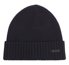 BOSS Casquette Homme À Côtes En Laine Vierge Fati 50495306 Couleur Bleu Foncé