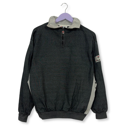 Sweat fila vintage gris foncé - sweat,