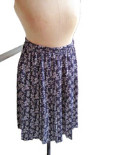 jupe plissée C&A marine