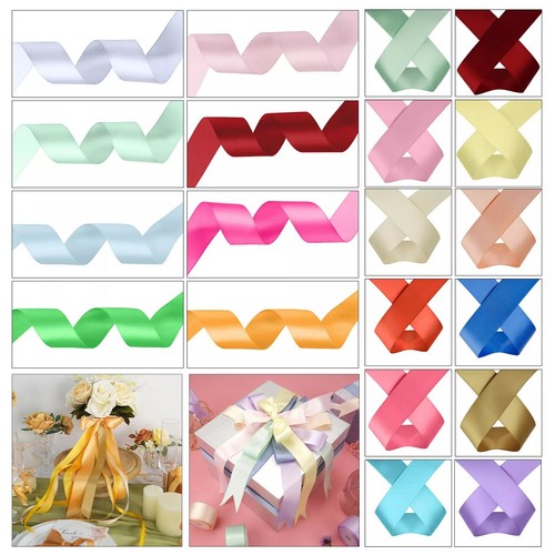 Ruban satin double - double, face