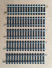 JOUEF HO 475/2  -- LOT 5 RAILS DEMI-RAILS DROITS 15 TRAVERSES 110 MM  --