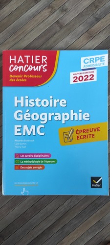 Livre hatier concours - concours, crpe