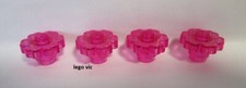 Lego 4728 x4 Flower Tr Dk Pink Rose Belville 7586 7582 SW 10240 Disney MOC A158