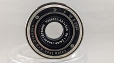 Objectif Carl Zeiss Jena TESSAR 3.5 f5cm 50mm Dresden Black Nickel 1932 Contax I