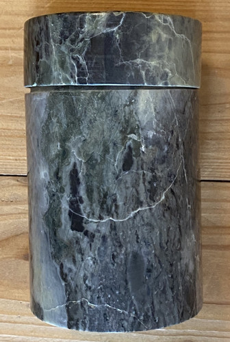 Ancien pot tabac etain - pot, en