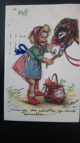 Cpa illustrateur germaine - illustrateur,