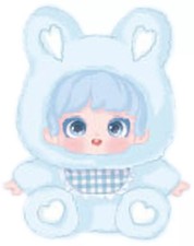 Mini Figurine Soft Blues "JOTOYS Miana Baby Shower Series Mini Figure"