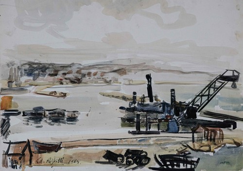 Edouard righetti peinture - -,