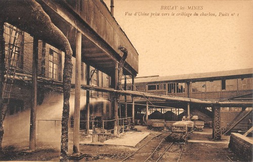 Cpa bruay les mines - /, vue